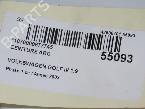 Pre-tensor trás esquerdo Pre-tensor trás esquerdo VW GOLF IV (1J1) 1.9 TDI (130 hp) 33998818 33998818