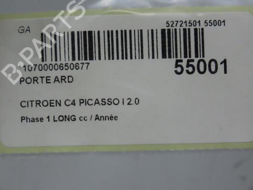 Right rear door CITROËN C4 Grand Picasso I (UA_) 2.0 HDi 150 | BP29151000C5 