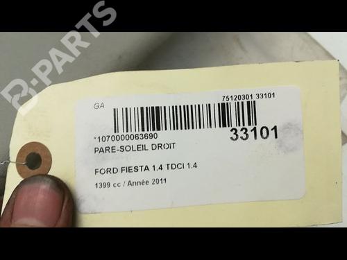 Right sun visor FORD FIESTA VI (CB1, CCN) 1.4 TDCi | BP9595189I2 