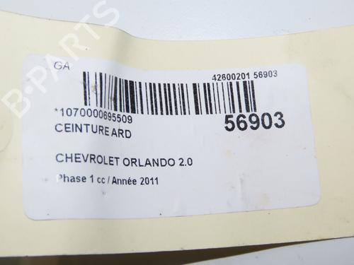 Used Rear right belt tensioner CHEVROLET ORLANDO (J309) 2.0 D (163 hp) 31865273