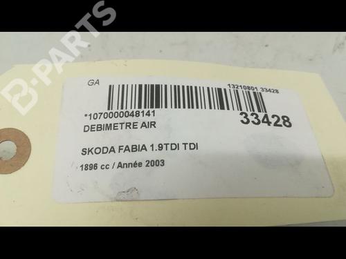 Mass air flow sensor SKODA FABIA I (6Y2) 1.9 TDI | BP9593842M95 