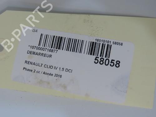 Used Starter Starter RENAULT CLIO IV (BH_) 1.5 dCi 90 (90 hp) 36310349 36310349