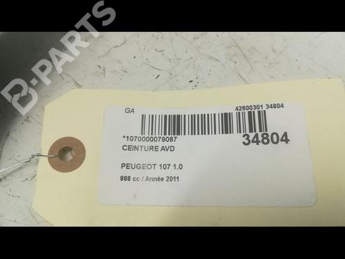 Front right belt tensioner PEUGEOT 107 (PM_, PN_) 1.0 | BP9596228C88 
