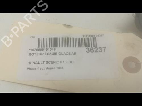 Used Rear wiper motor Rear wiper motor RENAULT SCÉNIC II (JM0/1_) 1.9 dCi (JM0G, JM12, JM1G, JM2C) (120 hp) 9600696 9600696