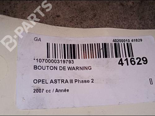 Warning switch OPEL ASTRA H Estate (A04) 1.9 CDTI (L35) | BP9618211I22 