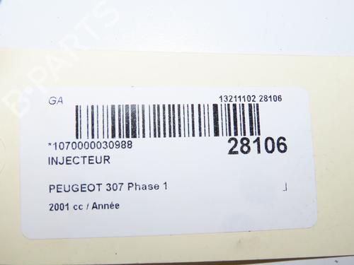 Used Injector Injector PEUGEOT 307 (3A/C) 2.0 HDi 90 (90 hp) 34572795 34572795