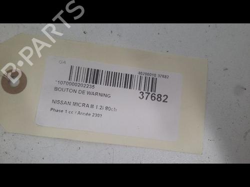 warning-switch-nissan-micra-iii-k12-2002-2003-2004-2005-2006-2007-2008-2009-2010-2011-23174223 main image