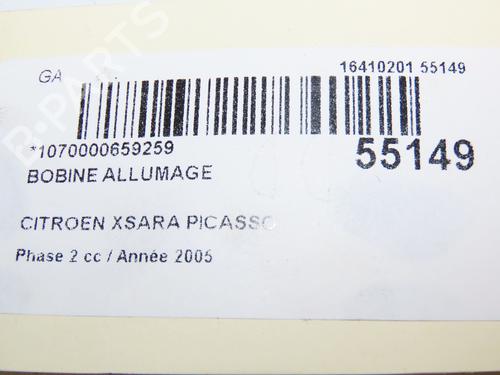 Bobine CITROËN XSARA PICASSO (N68) 1.6 16V (109 hp) 28828939