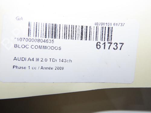 steering-column-stalk-audi-a4-b8-8k2-2007-2008-2009-2010-2011-2012-2013-2014-2015-2016-2017-39997059 main image