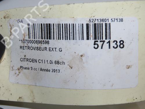 left-mirror-citroen-c1-pm_-pn_-2005-2006-2007-2008-2009-2010-2011-2012-2013-2014-36682349 main image