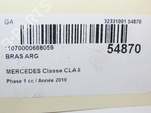 Venstre bagtil bærearm MERCEDES-BENZ CLA (C118) AMG CLA 35 4-matic (118.351) (306 hp) 29345212