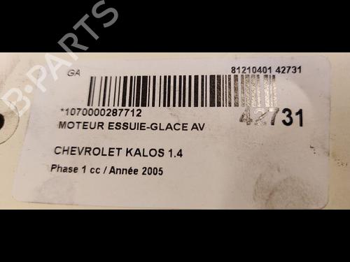 Used Front wiper motor Front wiper motor CHEVROLET AVEO / KALOS Hatchback (T200) 1.4 (83 hp) 9615112 9615112