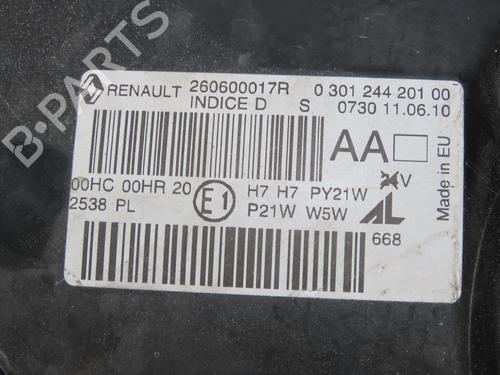 Used Left headlight Left headlight RENAULT MEGANE CC (EZ0/1_) 1.9 dCi (EZ0J, EZ1S) (131 hp) 36444486 36444486