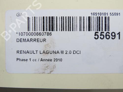 Starter RENAULT LAGUNA III (BT0/1) 2.0 dCi (BT07, BT0J, BT14, BT1A, BT1S) | BP31120060M8 - Image 7