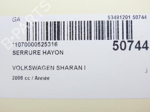 Tailgate lock VW SHARAN (7M8, 7M9, 7M6) 2.0 TDI | BP28969242C101