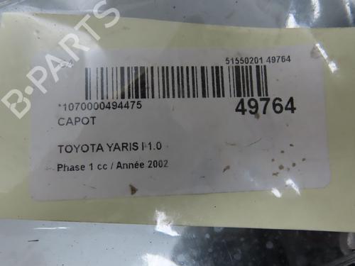 Hood TOYOTA YARIS (_P1_) 1.0 (SCP10_, SCP10R) | BP28831005C1 