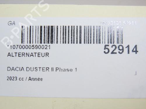 Generator DACIA DUSTER (HM_) 1.3 TCe 150 (HMM3) | BP28829111M7 - Image 9