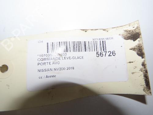 Used Left front window switch Left front window switch NISSAN NV200 Van 1.5 dCi 110 (M20, M20N, M20M) (110 hp) 40110740 40110740