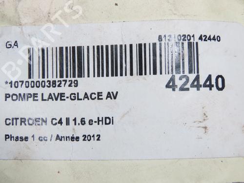 Used Washer pump Washer pump CITROËN C4 II (NC_) 1.6 HDi 110 (112 hp) 14881584 14881584