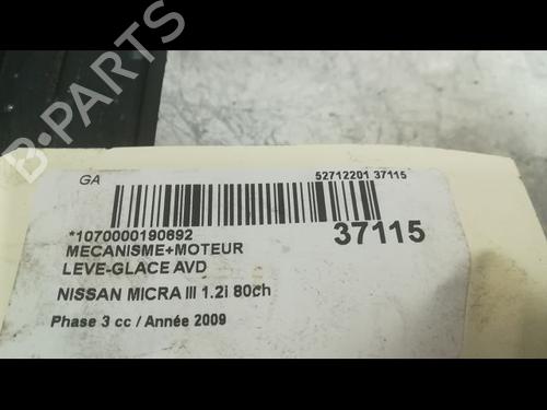 Used Front right window mechanism NISSAN MICRA III (K12) [2002-2010]  23175686
