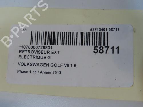 left-mirror-vw-golf-vii-5g1-bq1-be1-be2-2012-2013-2014-2015-2016-2017-2018-2019-2020-2021-36511032 main image