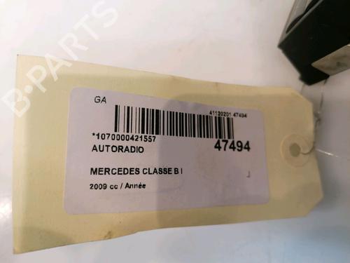 Radio MERCEDES-BENZ B-CLASS Sports Tourer (W245) B 180 CDI (245.207) | BP15742296E6 