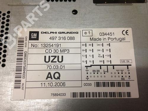 Radio OPEL CORSA D (S07) 1.3 CDTI (L08, L68) | BP9593387E6 
