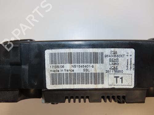 Climate control PEUGEOT 206 Hatchback (2A/C) 1.6 16V | BP28967908I5 