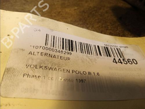 Alternator VW POLO III (6N1) 75 1.6 | BP9821670M7