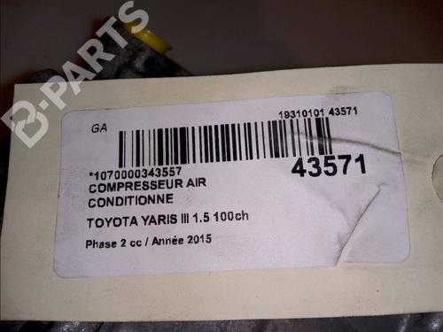 AC compressor TOYOTA YARIS (_P13_) 1.5 Hybrid (NHP130_, NHP130) | BP11099438M34 