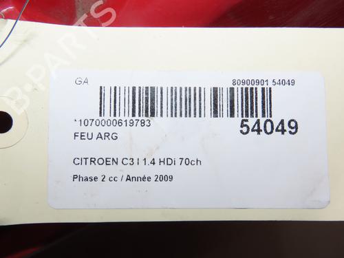 Left taillight CITROËN C3 I (FC_, FN_) 1.4 HDi | BP29441843C34 