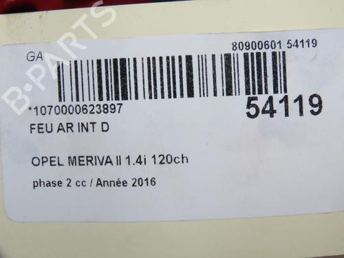 Right tailgate light OPEL MERIVA B MPV (S10) 1.4 (75) | BP37252404C80 - Image 5