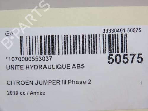 Used ABS pump CITROËN JUMPER II Van 2.0 BlueHDi 110 (110 hp) 19319483