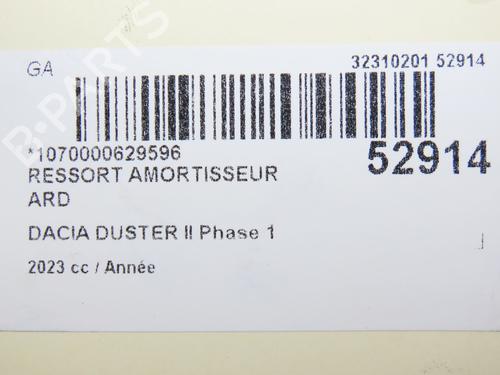 Shock absorber spring DACIA DUSTER (HM_) 1.3 TCe 150 (HMM3) | BP28967579C152 