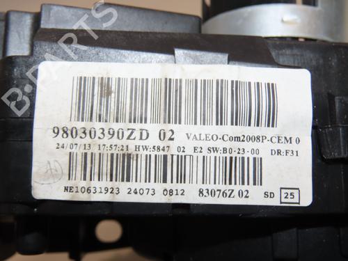 Steering column stalk PEUGEOT 208 I (CA_, CC_) 1.2 VTI 82 | BP28830244I23