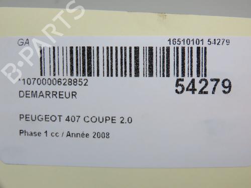 Used Starter PEUGEOT 407 Coupe (6C_) 2.0 HDi (136 hp) 30916879