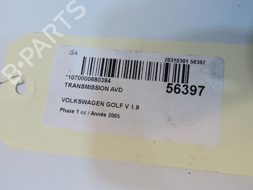 Right front driveshaft VW GOLF V (1K1) 1.9 TDI | BP36493755M39  - Image 5