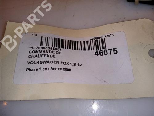 Climate control VW FOX Hatchback (5Z1, 5Z3, 5Z4) 1.2 | BP12136373I5 