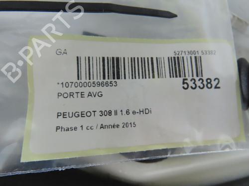 Left front door PEUGEOT 308 II (LB_, LP_, LW_, LH_, L3_) 1.6 HDi / BlueHDi 115 | BP28968598C2 