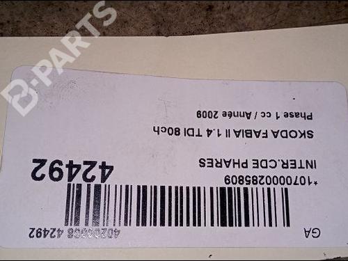Headlight switch SKODA FABIA II (542) 1.4 TDI | BP9614878I24 