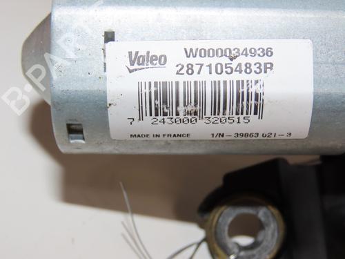 Rear wiper motor RENAULT CLIO IV (BH_) 0.9 TCe 90 (BHNF, BHMA, BHMH, BHJK, BHJR) | BP28832937M102 