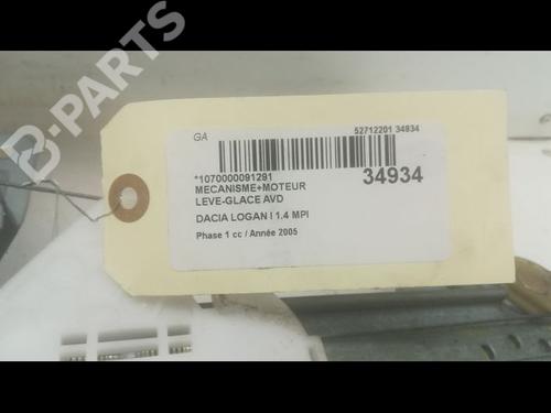 Front right window mechanism DACIA LOGAN (LS_) 1.4 (LSOA, LSOC, LSOE, LSOG) | BP9596853C23 