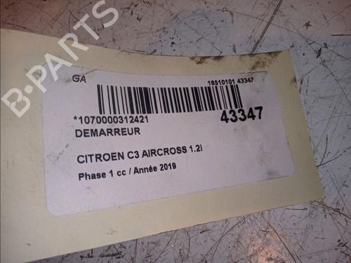 Used Starter Starter CITROËN C3 AIRCROSS II (2R_, 2C_) 1.2 PureTech 110 (2RHNZB, 2RHNZW, 2RHNPX, 2RHNPJ) (110 hp) 11099168 11099168