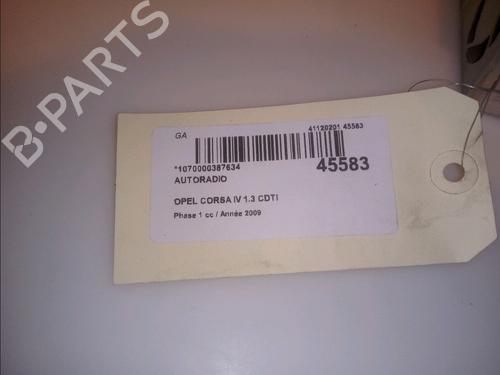 Radio OPEL CORSA D (S07) 1.3 CDTI (L08, L68) | BP15643373E6 