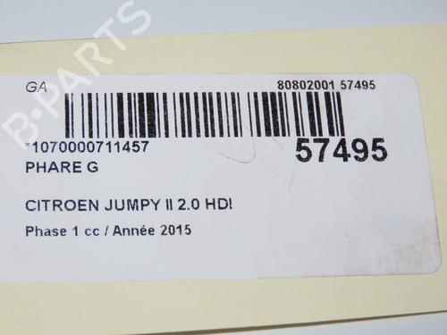 Left headlight CITROËN JUMPY II Van 2.0 HDi 125 | BP32179193C28 