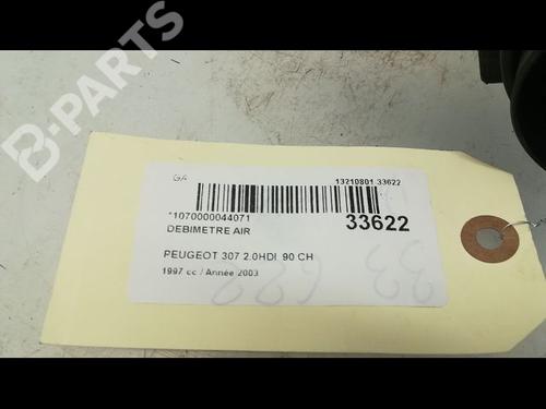 Mass air flow sensor PEUGEOT 307 (3A/C) 2.0 HDi 90 | BP9593474M95 
