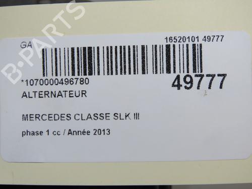 Alternator MERCEDES-BENZ SLK (R172) 200 (172.448) | BP37163286M7 - Image 9