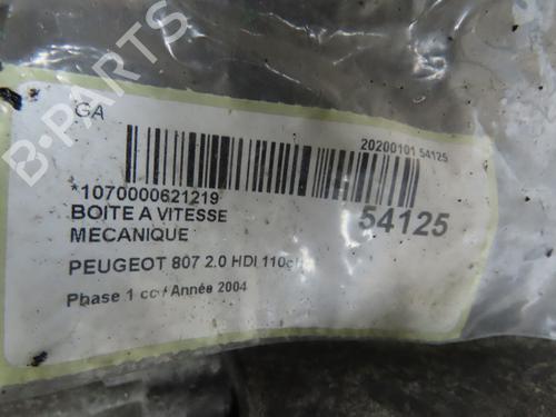 Gearbox PEUGEOT 807 (EB_) 2.0 HDI | BP30867329M3 - Image 7
