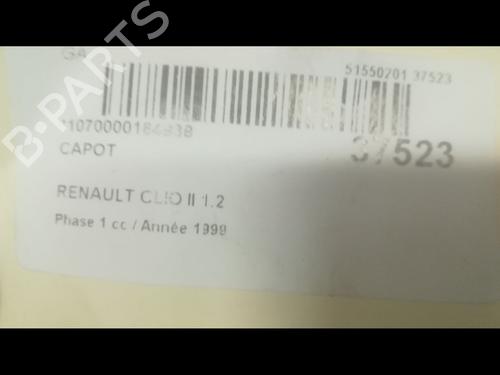 Used Hood RENAULT CLIO II (BB_, CB_) 1.2 (BB0A, BB0F, BB10, BB1K, BB28, BB2D, BB2H, CB0A,... (58 hp) 9601608