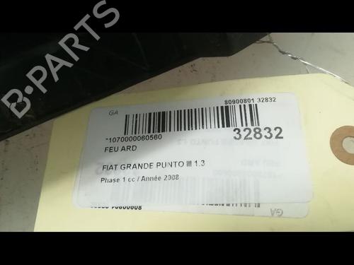 Used Right taillight FIAT GRANDE PUNTO (199_) 1.3 D Multijet (199.AXD11, 199.AXD1A, 199.AXD1B,... (90 hp) 9750524
